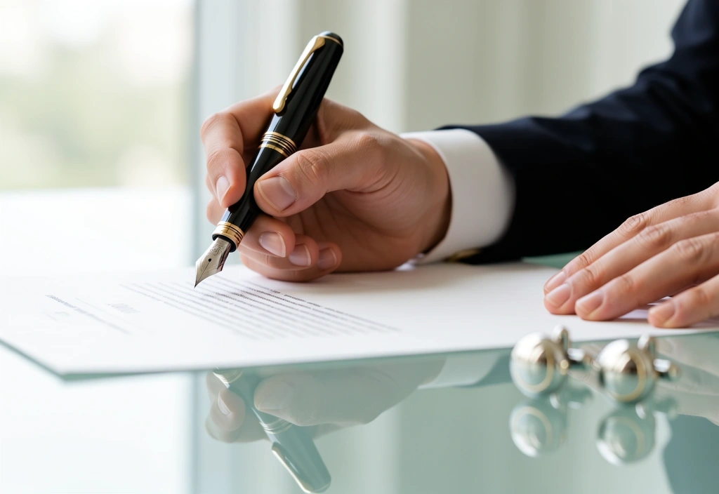 Assinatura de contratos